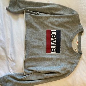 Vintage LEVIS sequin American cutoff sweatshirt XL